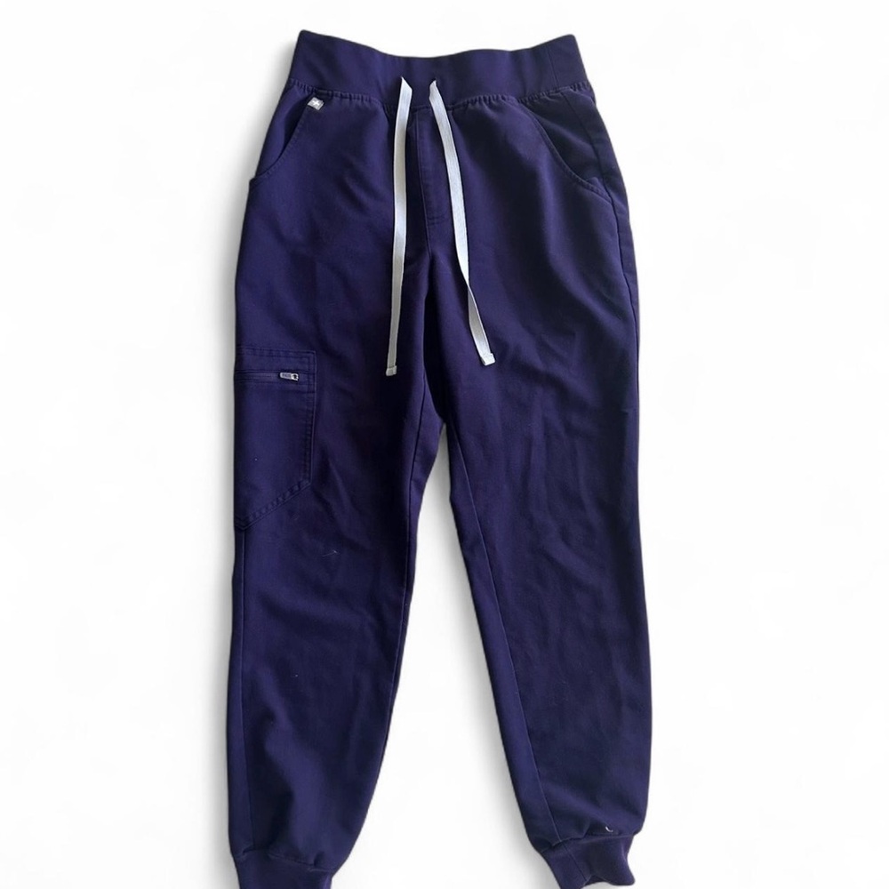 Figs Size:XS Purple Jogger Pants with Drawstring